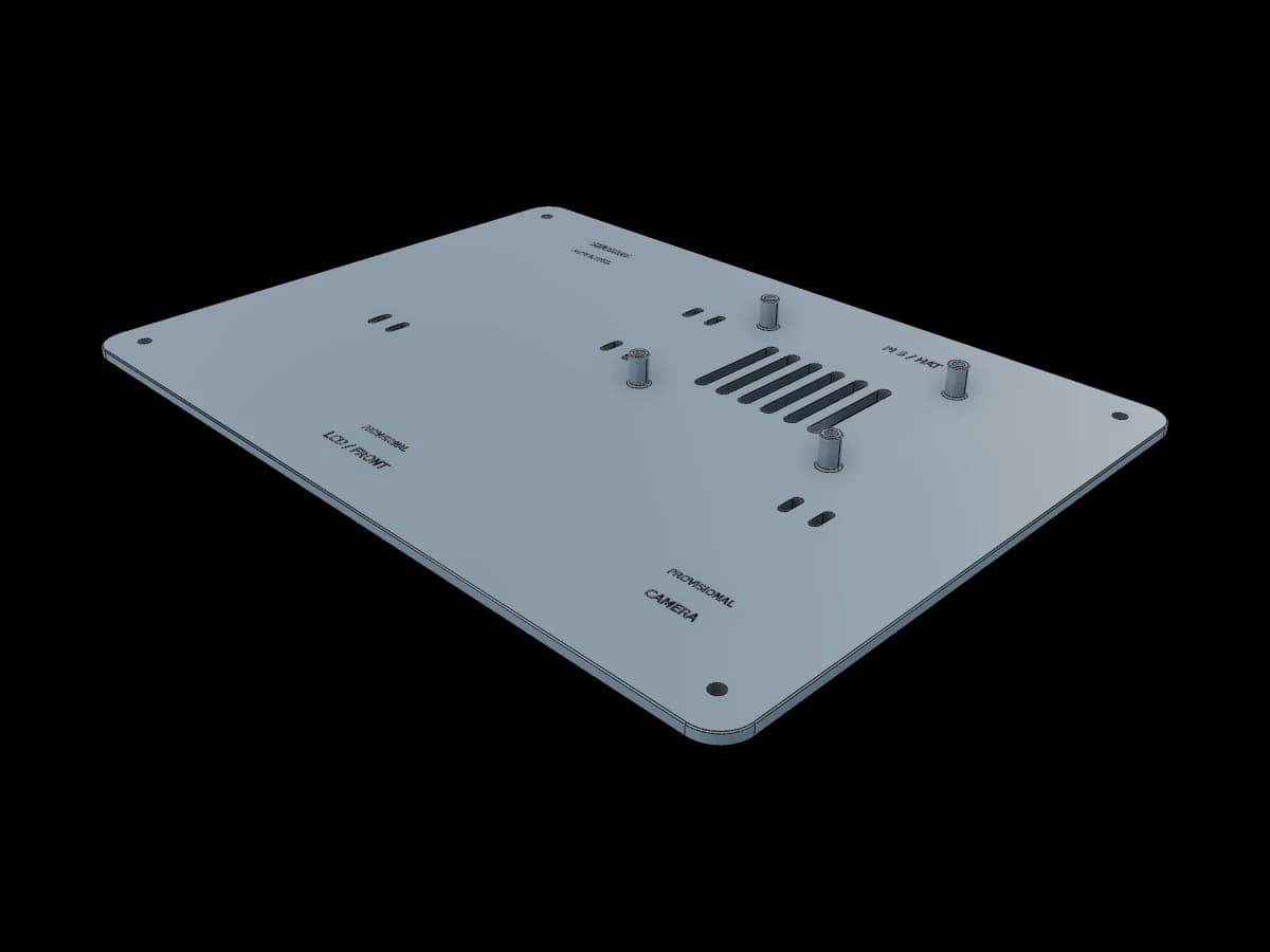 Aquarium Monitoring Mounting Plate