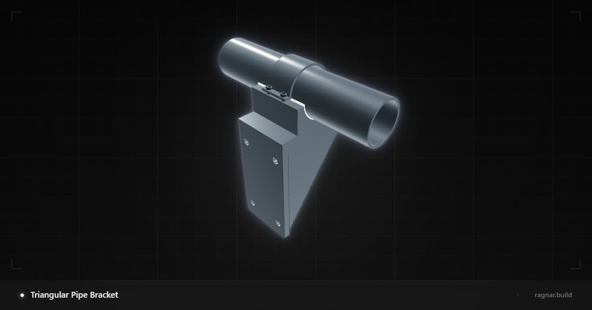 Triangular Pipe Bracket