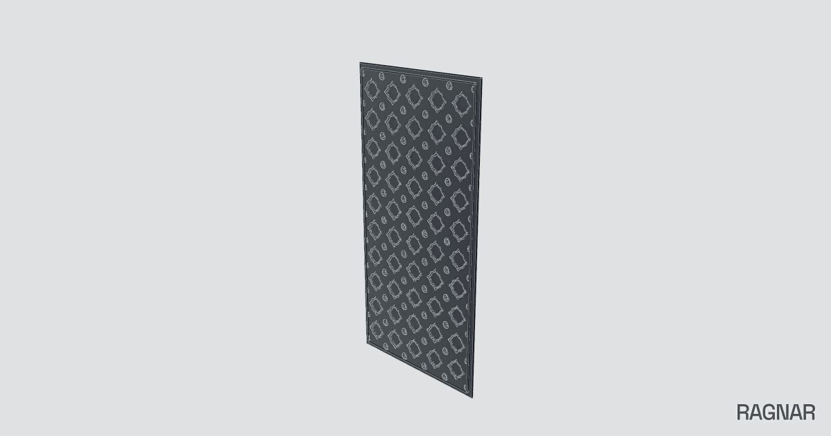 Floral Sheet Door