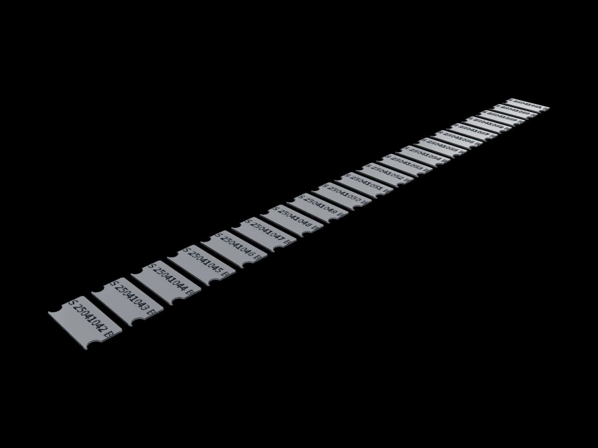 Vertical sheet layout