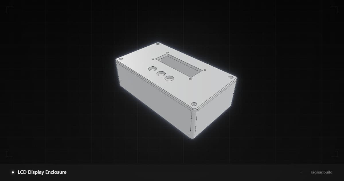 LCD Display Enclosure