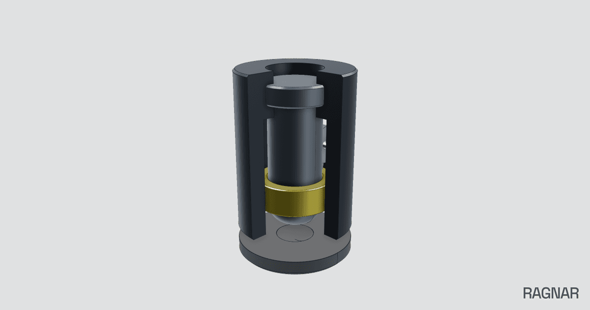Self-leveling table foot