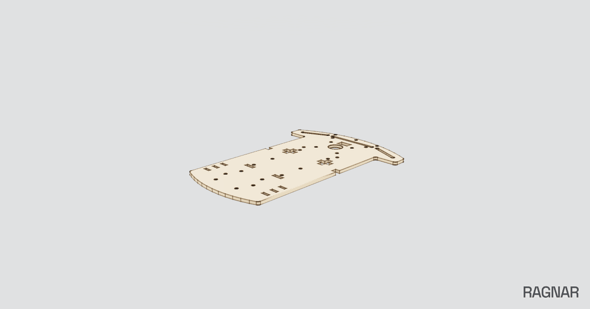 Simple wooden board
