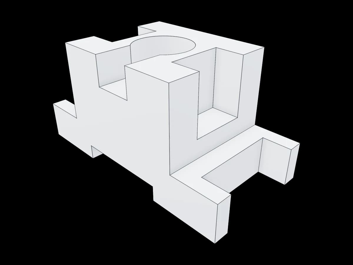 Machined Textbook Bracket