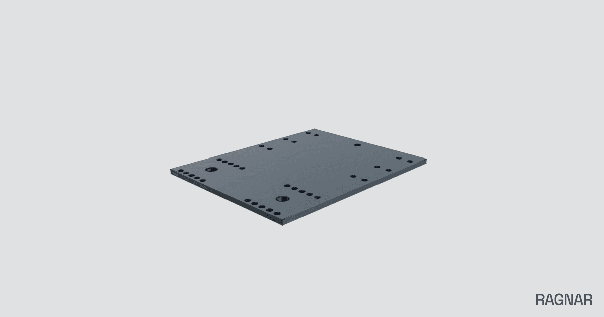 Combat robot baseplate