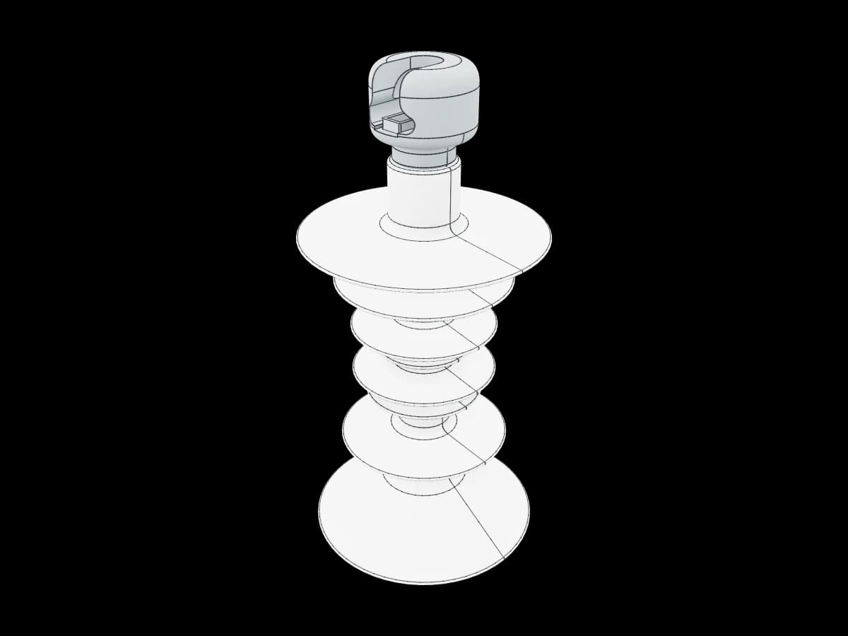 Polymer suspension insulator