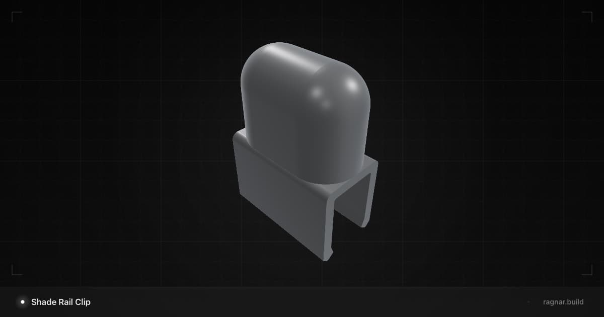 Shade Rail Clip