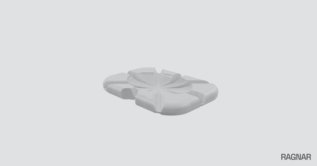 Oval relief part