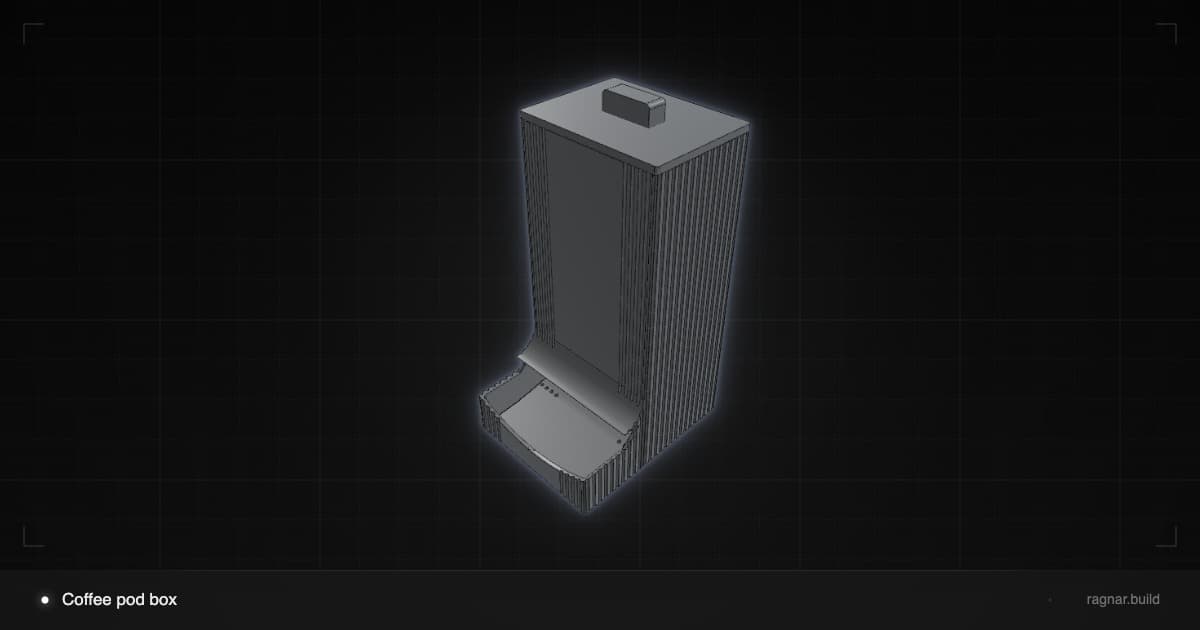 Ribbed Storage Dispenser