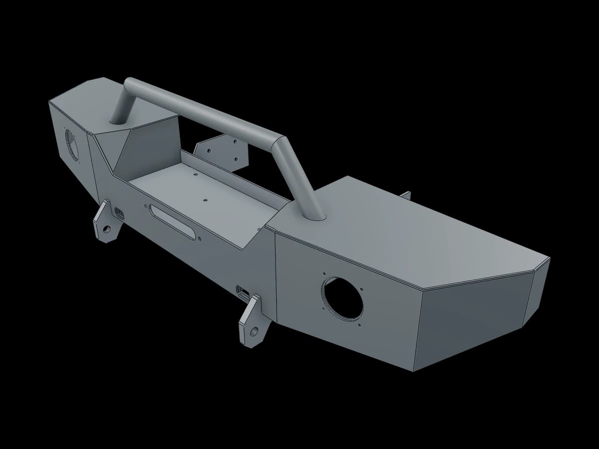Mitsubishi L200 Winch Bumper