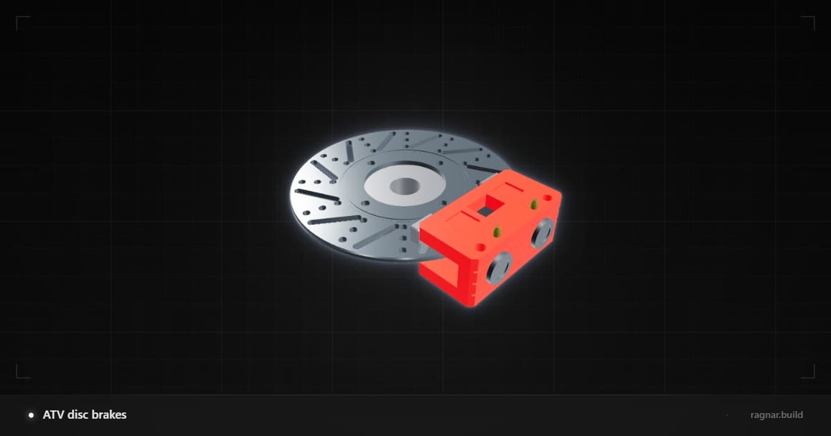 ATV disc brakes