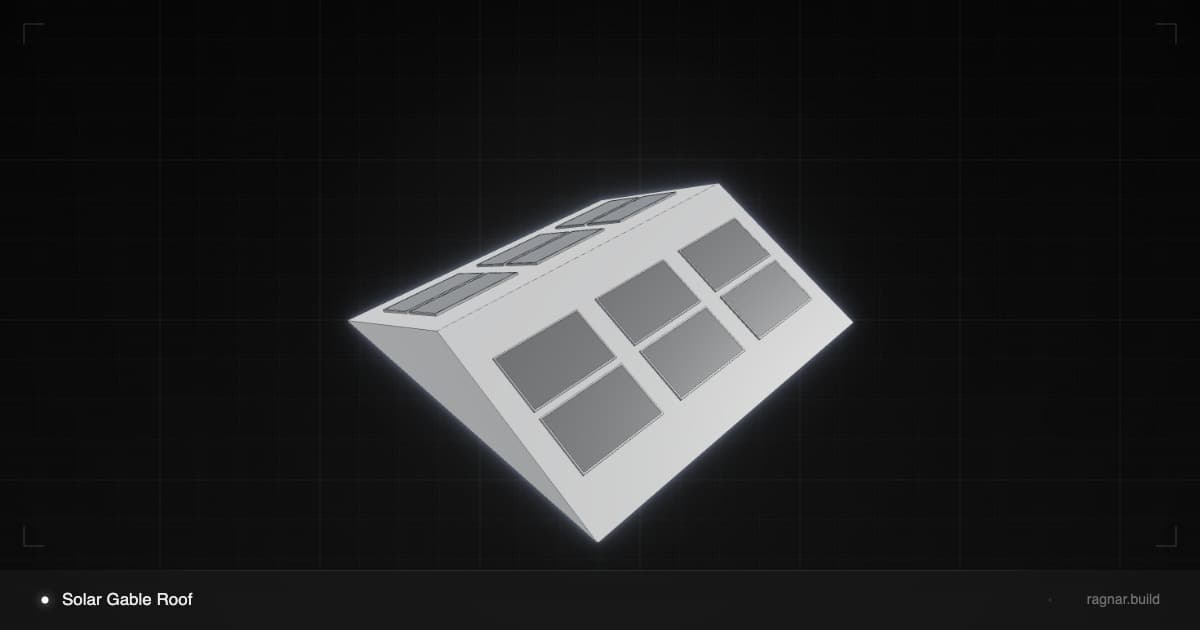 Roof with Solar Panel