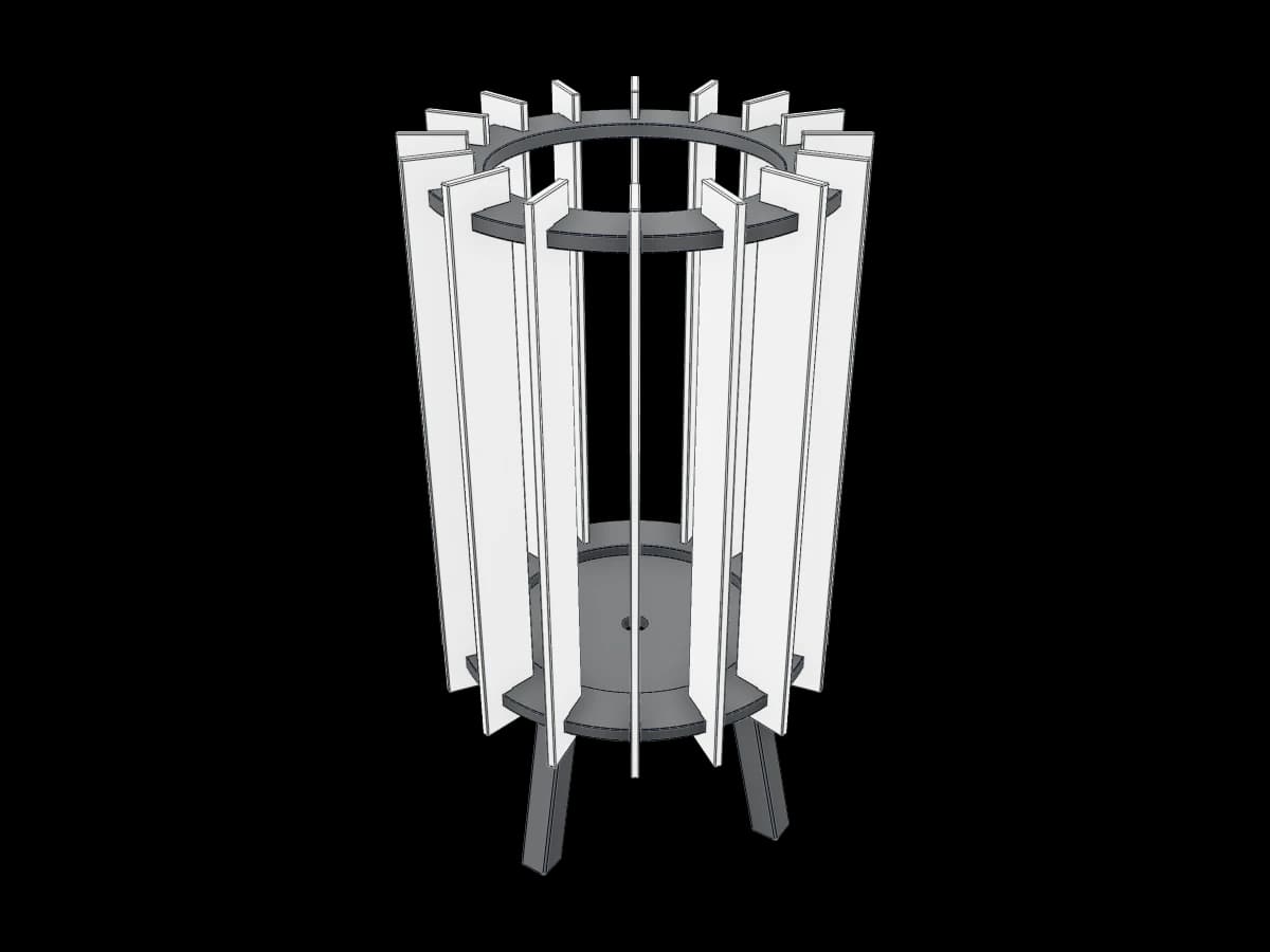 Small Proportional Lampshade