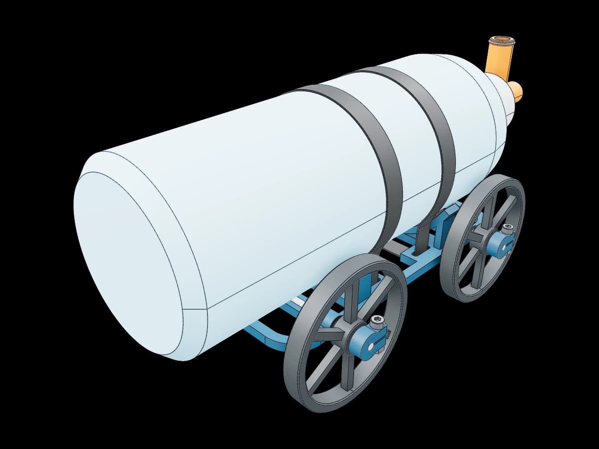 Balloon Powered Water Bottle Racer