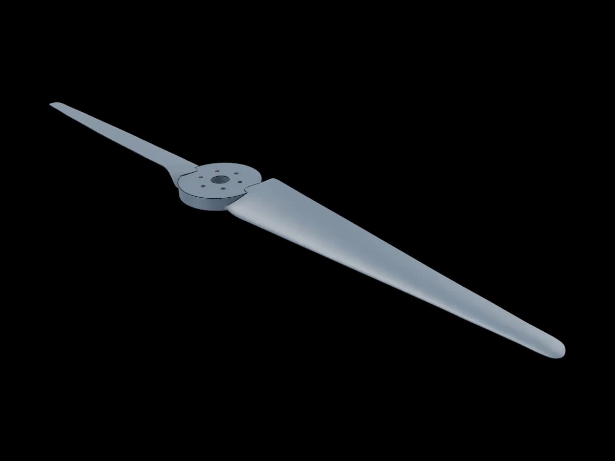 Large Two-Blade Propeller
