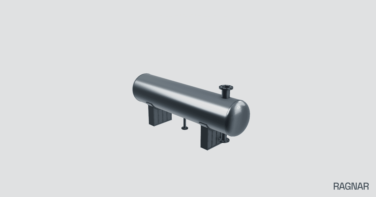 Two-phase separator vessel
