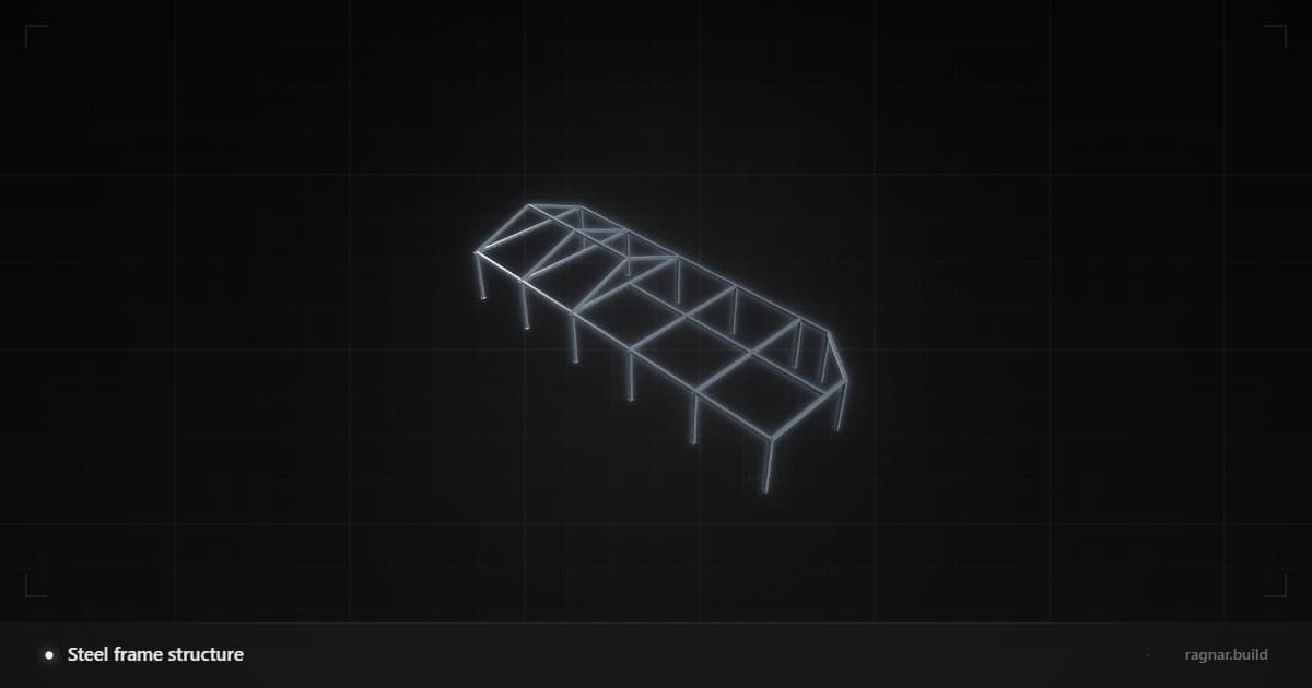 Steel frame structure
