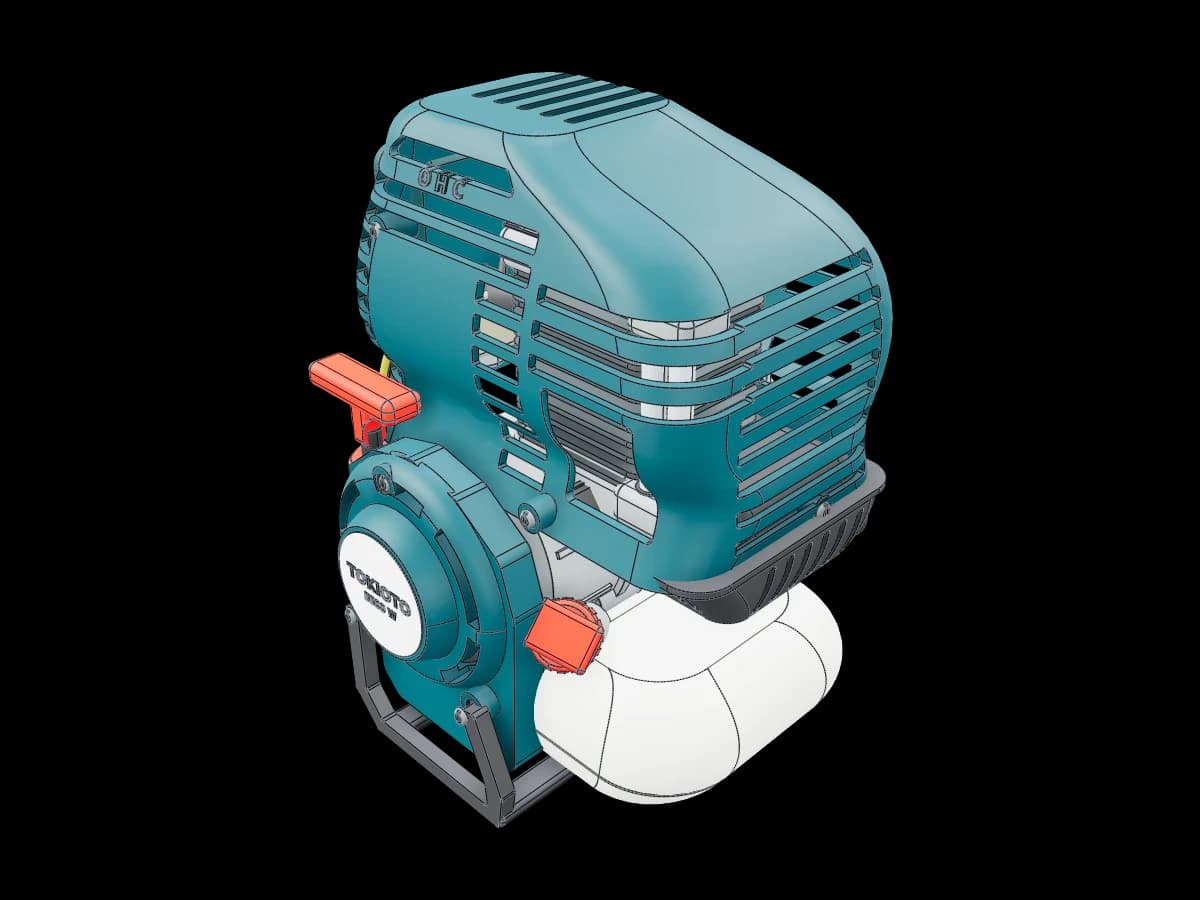 Detailed Realistic Motor