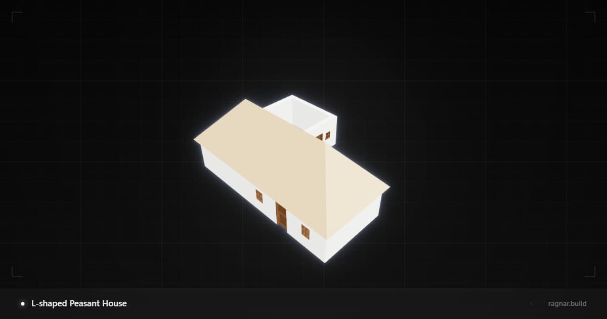 L-shaped Peasant House