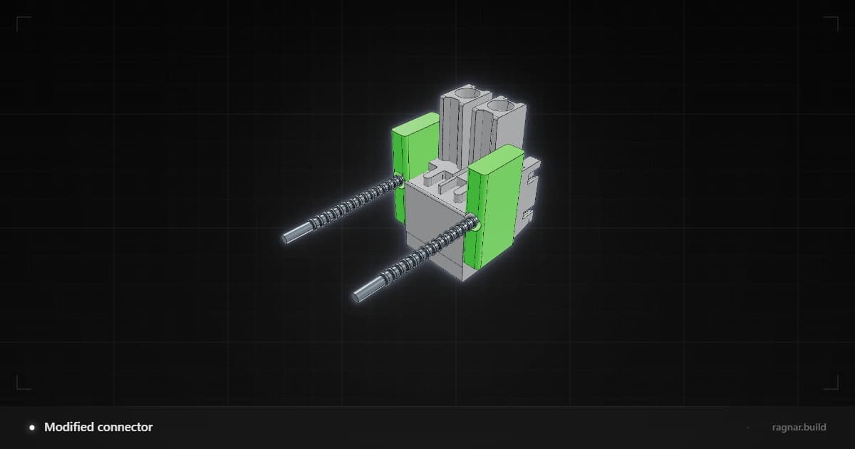 Flanged Connector Housing