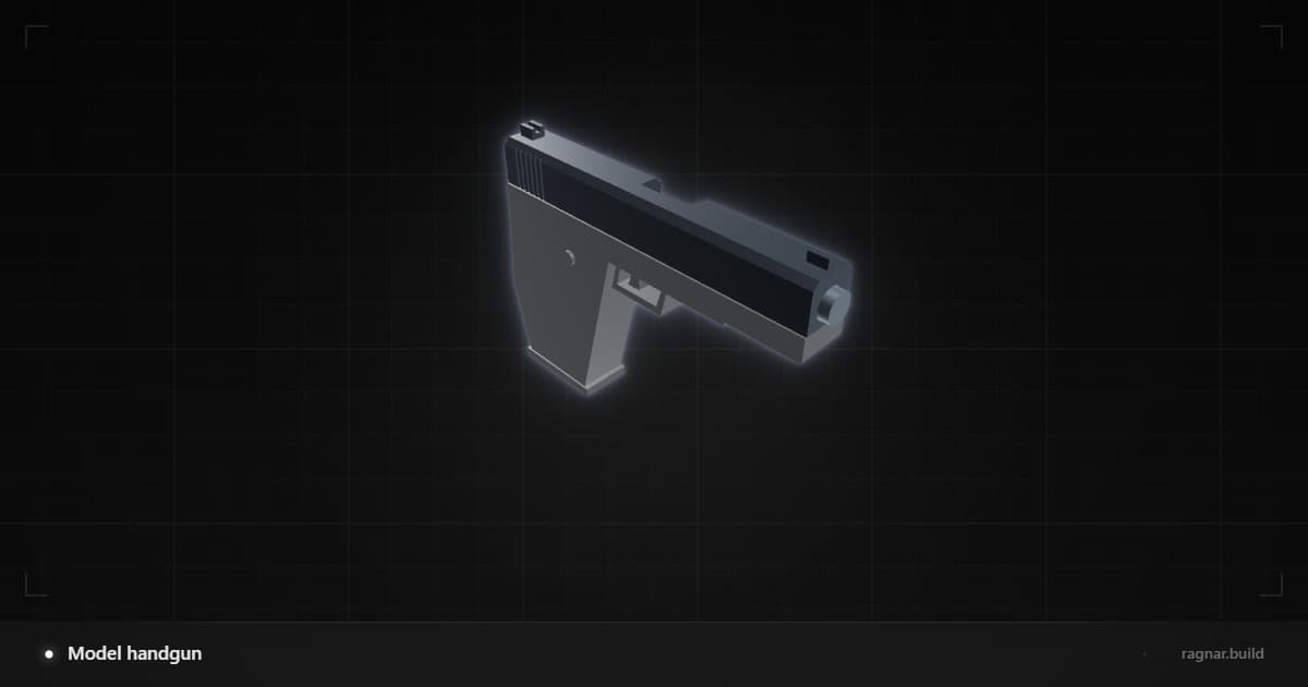 Model handgun