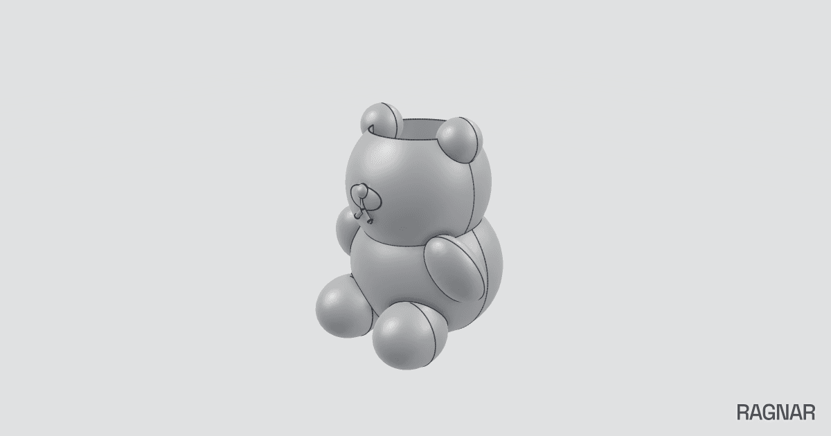 Bear pen holder
