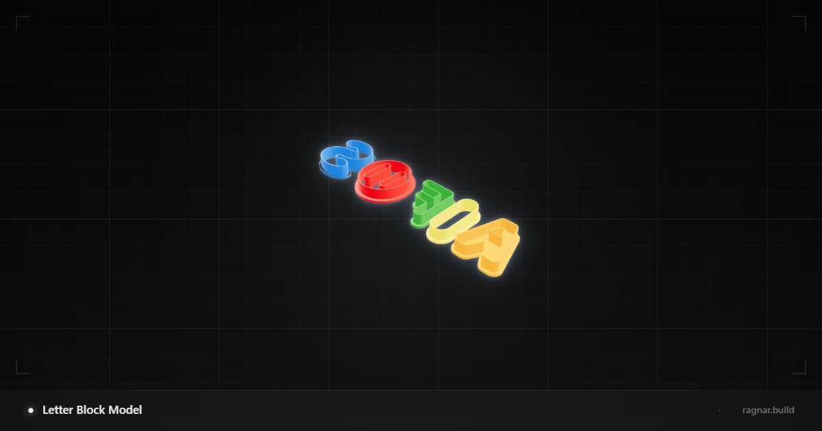 Letter Block Model