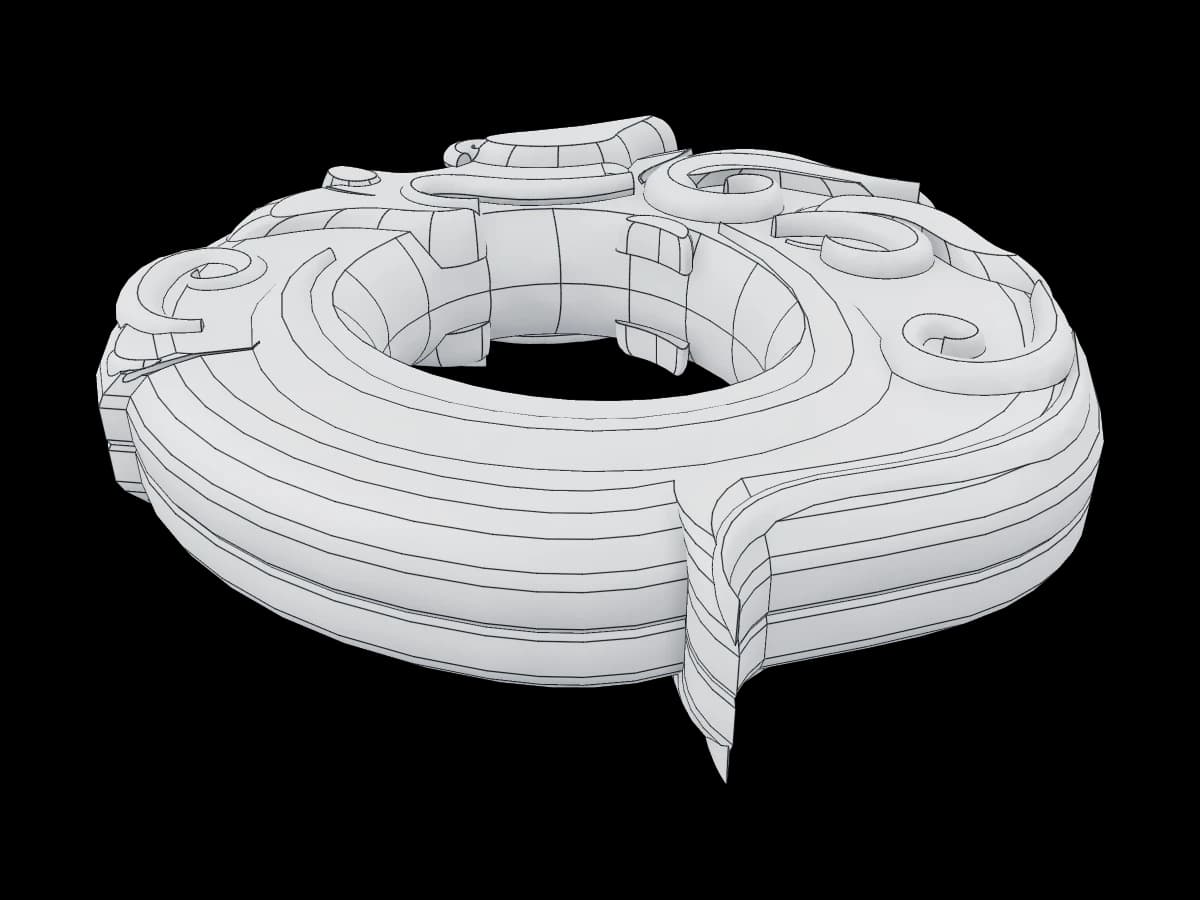Coiled Dragon Waist Ornament