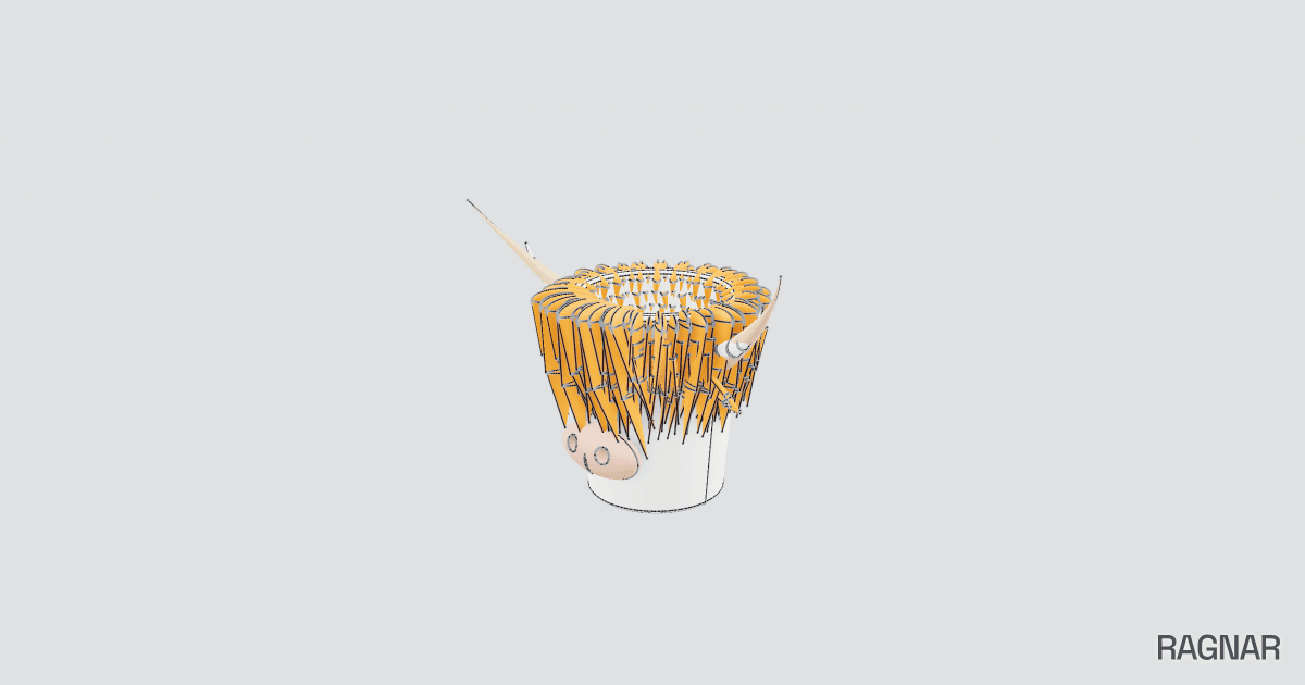 Highland cow glass
