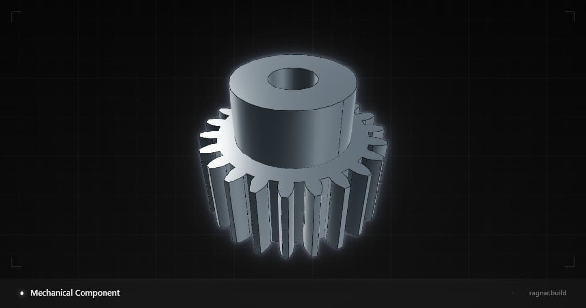 Spur Gear with Hub