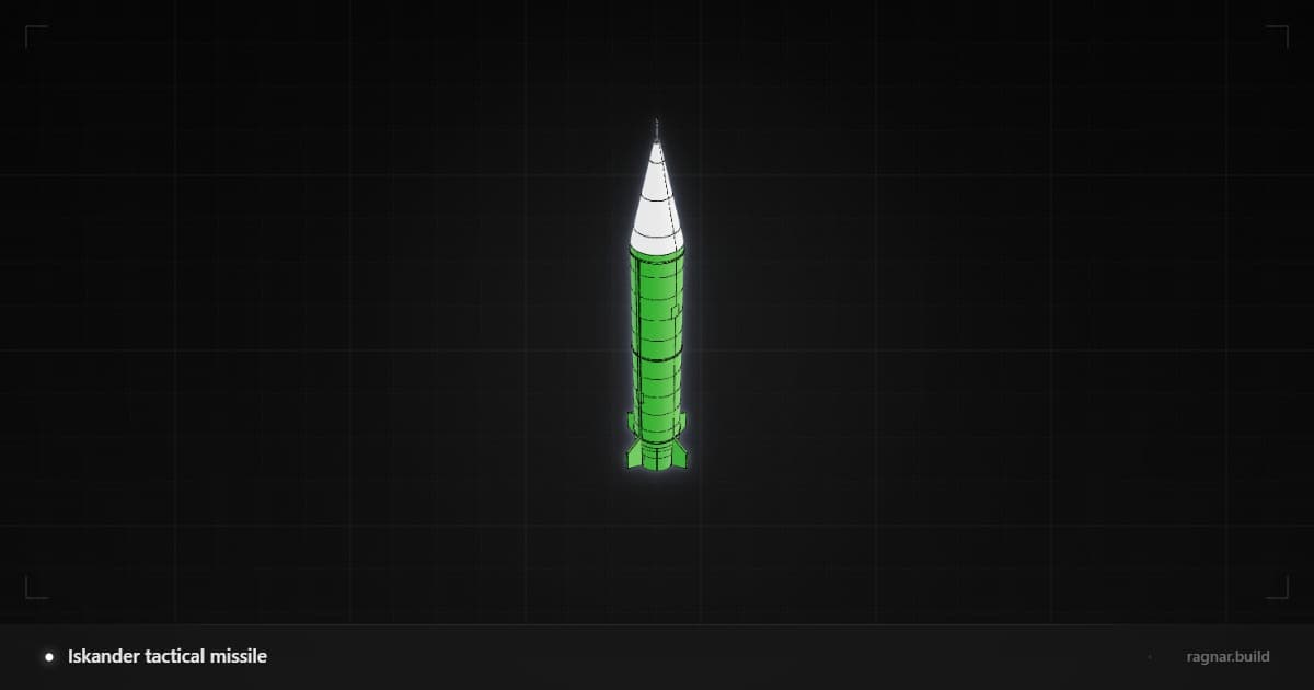 Iskander tactical missile