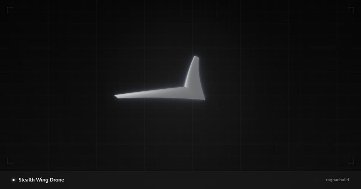 Stealth Wing Drone