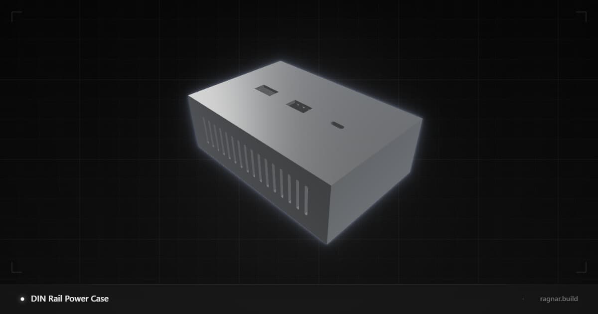 DIN Rail Power Case