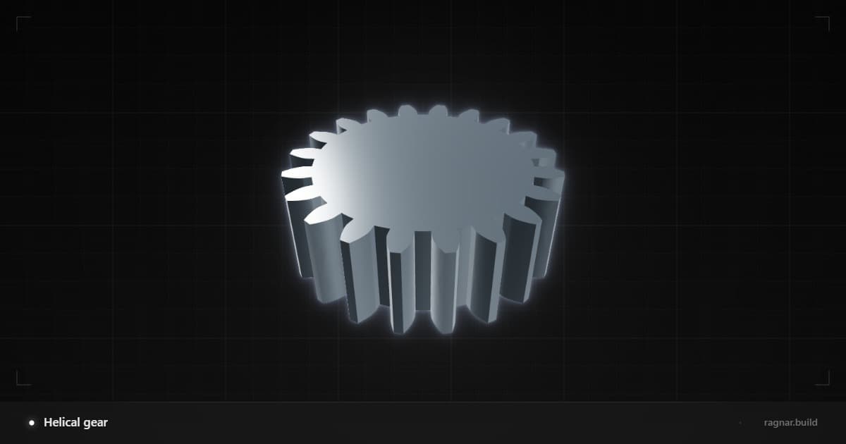 Helical gear