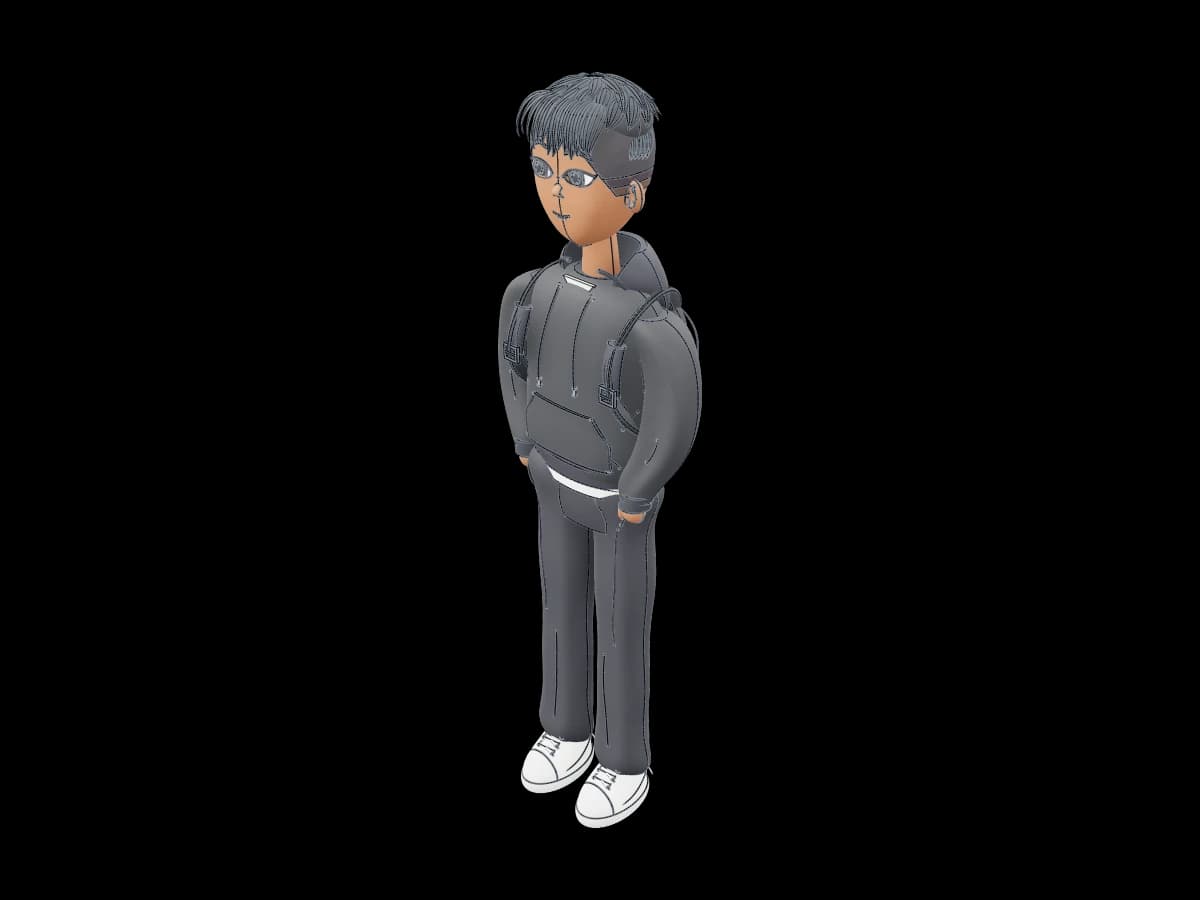 Anime Boy Model
