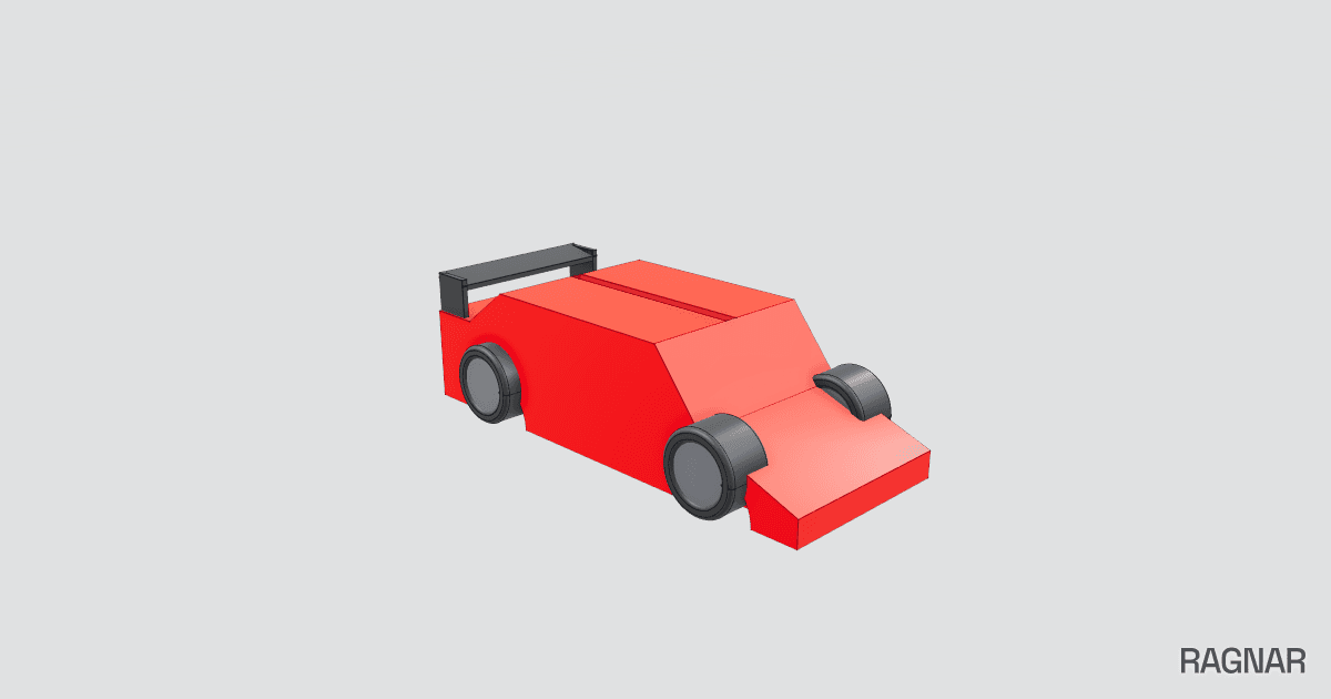 Racecar Card Stand