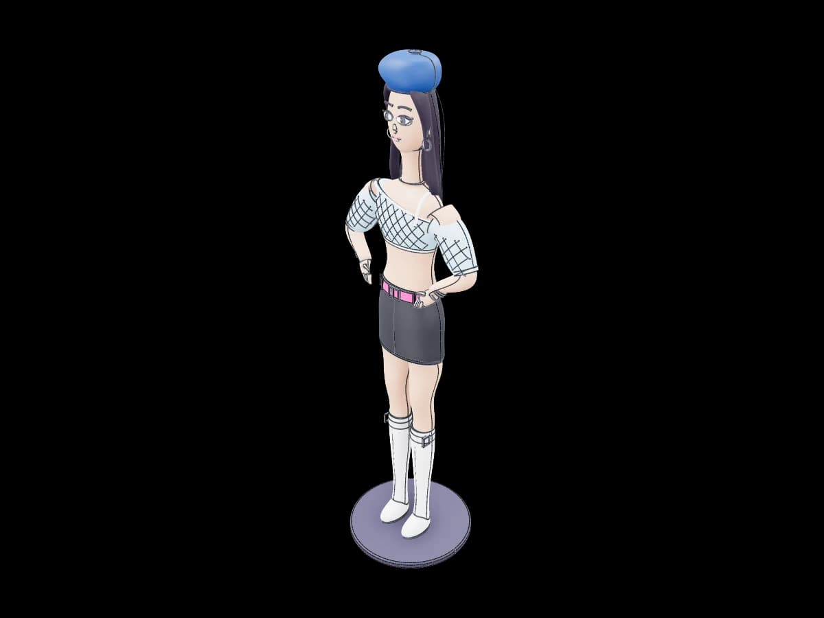 Anime Fashion Figurine