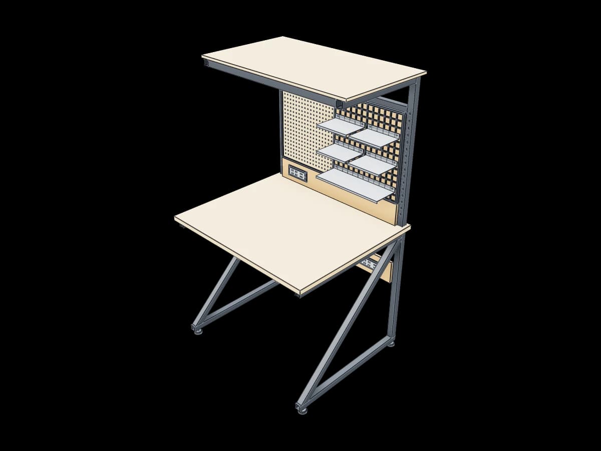 Industrial Canopy Workbench