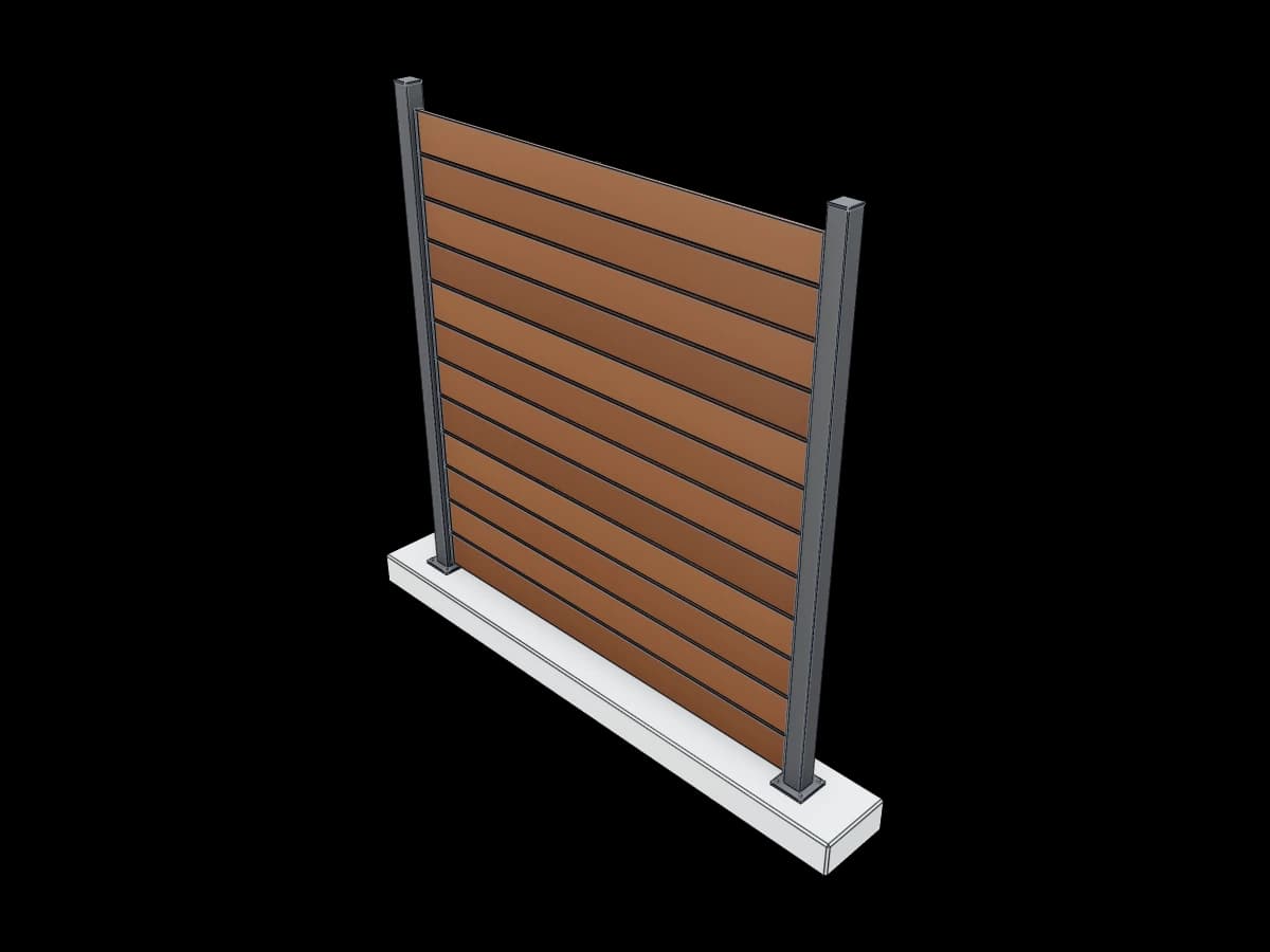 Teak Fencing Panel