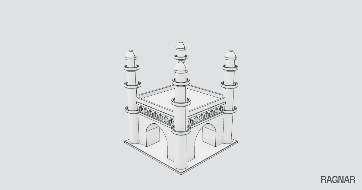 Charminar Monument Model
