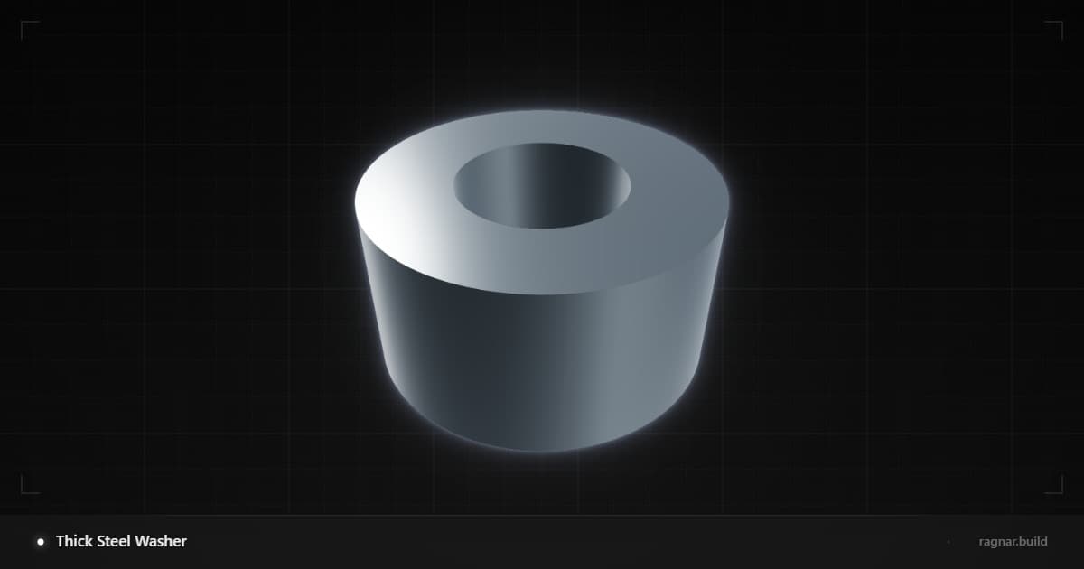 Thick Steel Washer