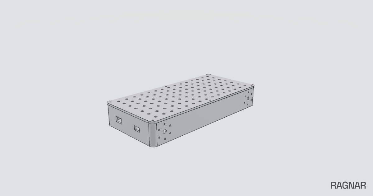Wheeled robot chassis
