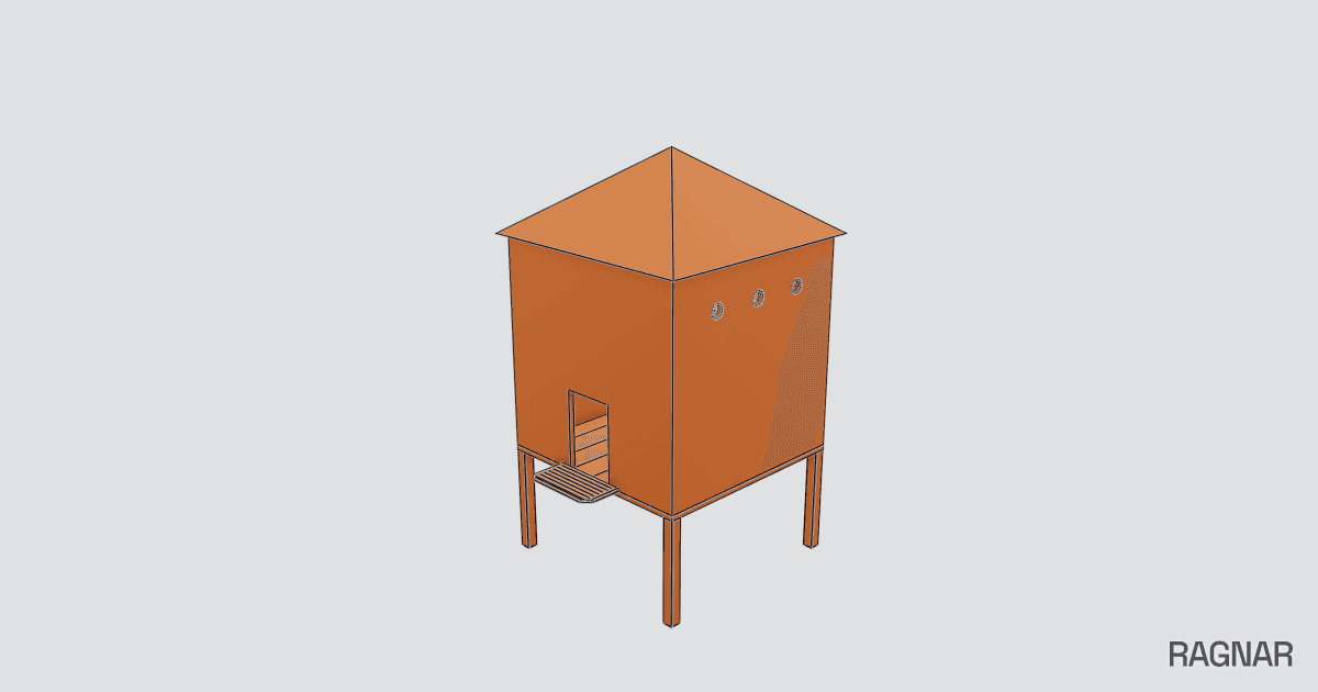 Square Pigeon Coop