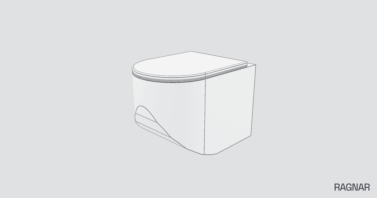 Wall-Mounted Toilet