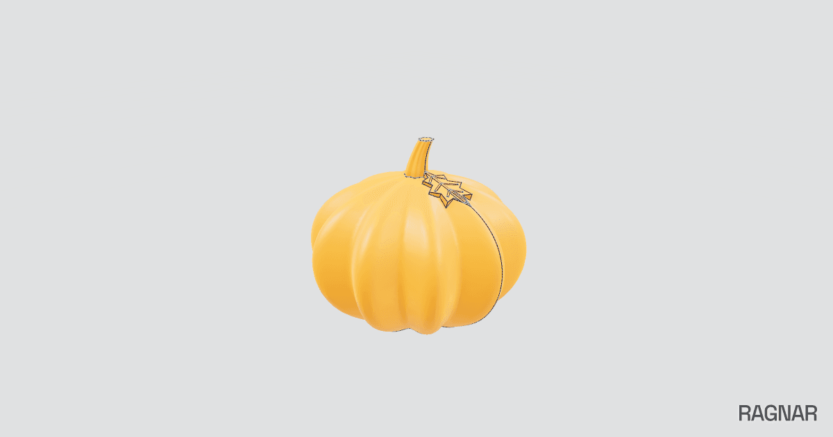 Herbstlicher Kürbis