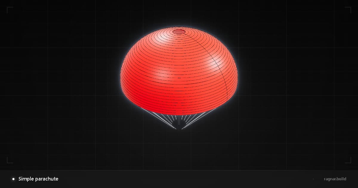 Parachute with Cargo