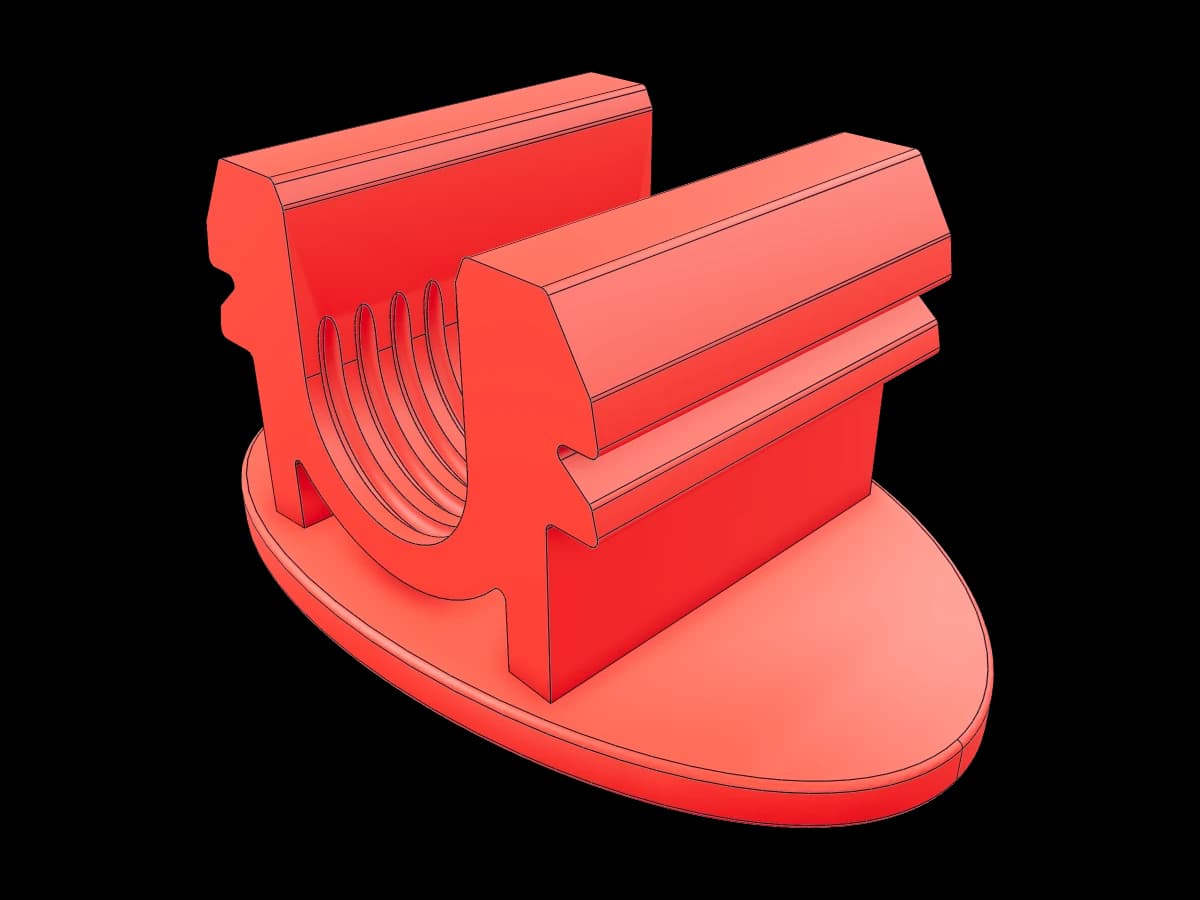Door Lock Rod Clip