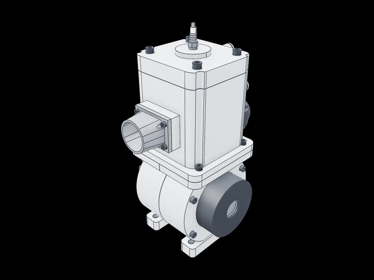 Snowmobile Engine Cylinder