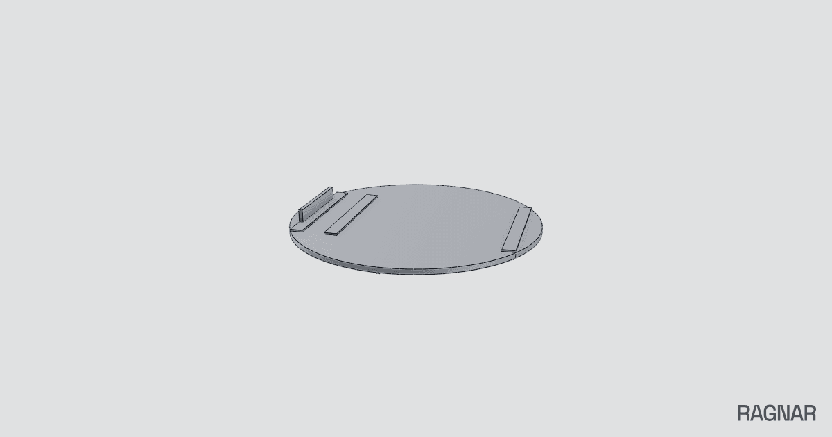 Reinforced Circular Base Plate