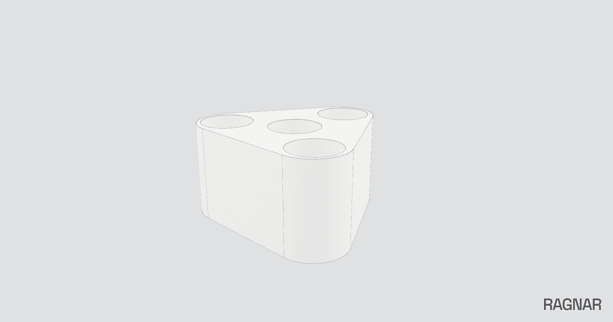 Triangular Flower Pot